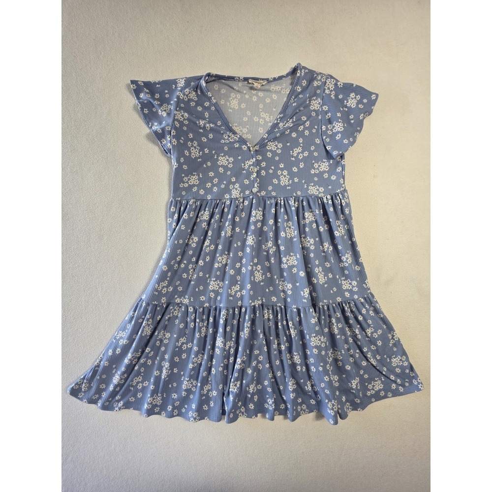 See You Monday Size XL Juniors Short Sleeve Dress